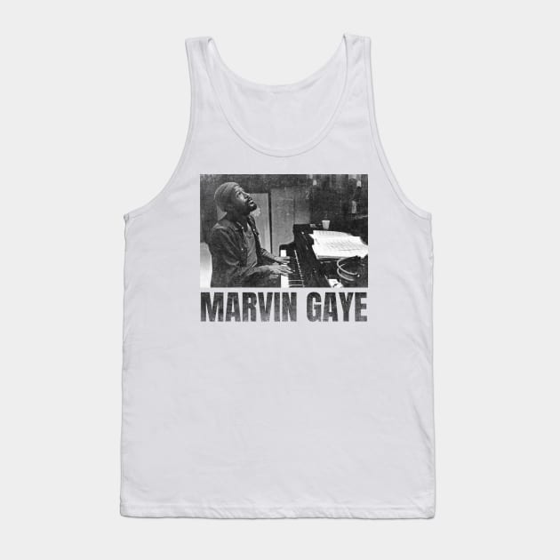 marvin gaye simple urban black n white Tank Top by sagitaerniart